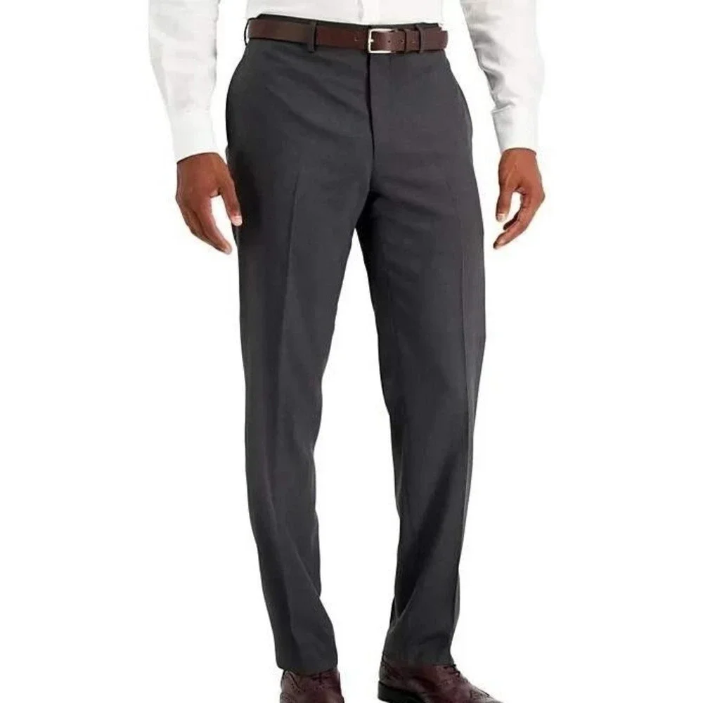 NWOT New Marc New York Dress Pants Men's 33x32 Gray Casselman Flat Front